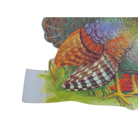 Vintage Thanksgiving Eureka Die Cut Cut Outs Set of 2 New - Picture 6 of 10